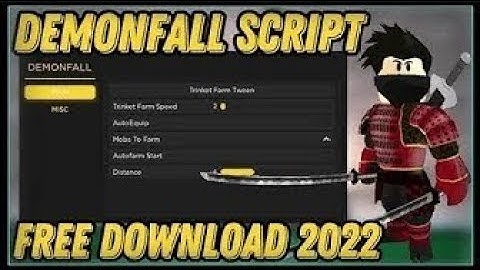 DemonFall Script 2022 Hack GUI | Trinket Farm | Godmode + AutoFarm