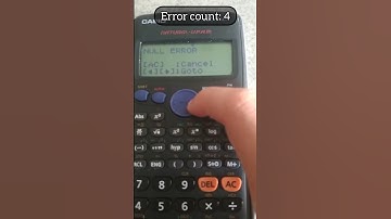 5-error Random Error Generator on a calculator!