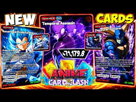 I Pulled The NEW Secret Dragon Ball Cards With 4.5 BILLION Packs In Anime Card Clash! Roblox