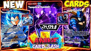 I Pulled The NEW Secret Dragon Ball Cards With 4.5 BILLION Packs In Anime Card Clash! Roblox