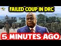 Just in dr congo army says it has thwarted an attempted coup in kinshasa