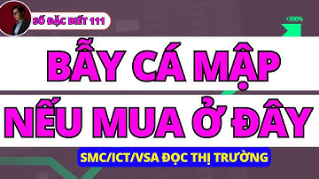 Bẫy cá mập nếu mua ở đây, SMC/ICT/VSA đọc VNINDEX tuần sau | Nhận định thị trường số 111