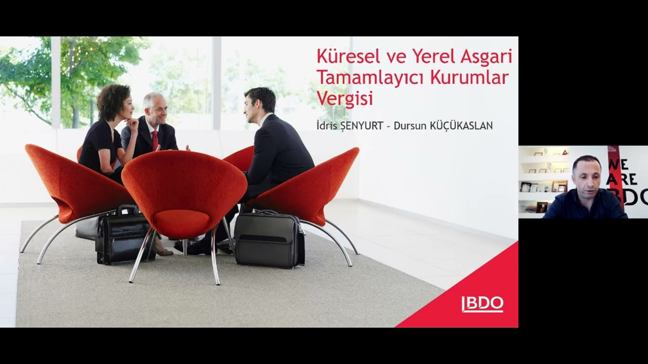 Küresel ve Yerel Asgari Tamamlayıcı Kurumlar Vergisi Webinar