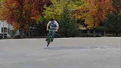 Jason BMXing in Redding - by Debra Drake