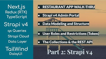 Next.js Redux (RTK) Strapi v4 Cloud Typescript Tailwind - Data Model & Data Layer - SSG ISR  Part 2