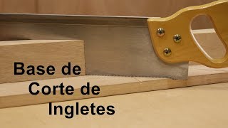 Angle / miter cutter base for trim