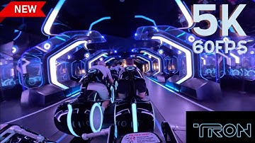 TRON Lightcycle run- full ride POV -Disneys Magic kingdom 5k