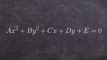 Learn how to classify conic sections