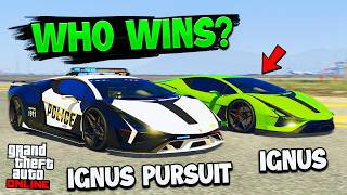 GTA Online - IGNUS PURSUIT vs IGNUS (Full Speed Test)