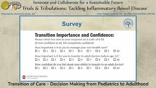 Transition of Care - Decision Making from Pediatrics to Adulthood