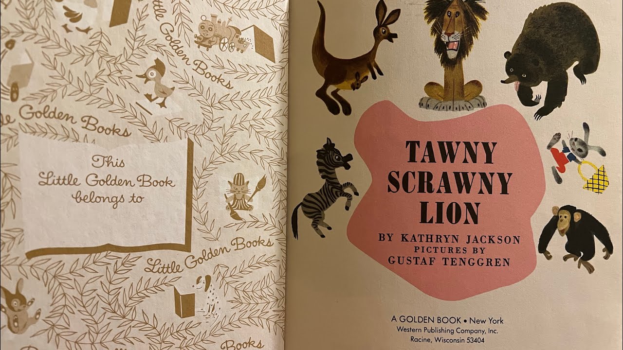 The Tawny Scrawny Lion - A Golden Books Reading - YouTube