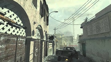Call of Duty MW3 sniping with 2 kills with 1 bullet. barrett 50cal