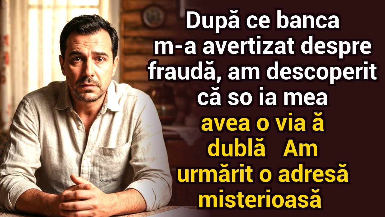 După ce banca m‑a avertizat despre fraudă, mi‑am dat seama că soția mea avea o a doua viață — am