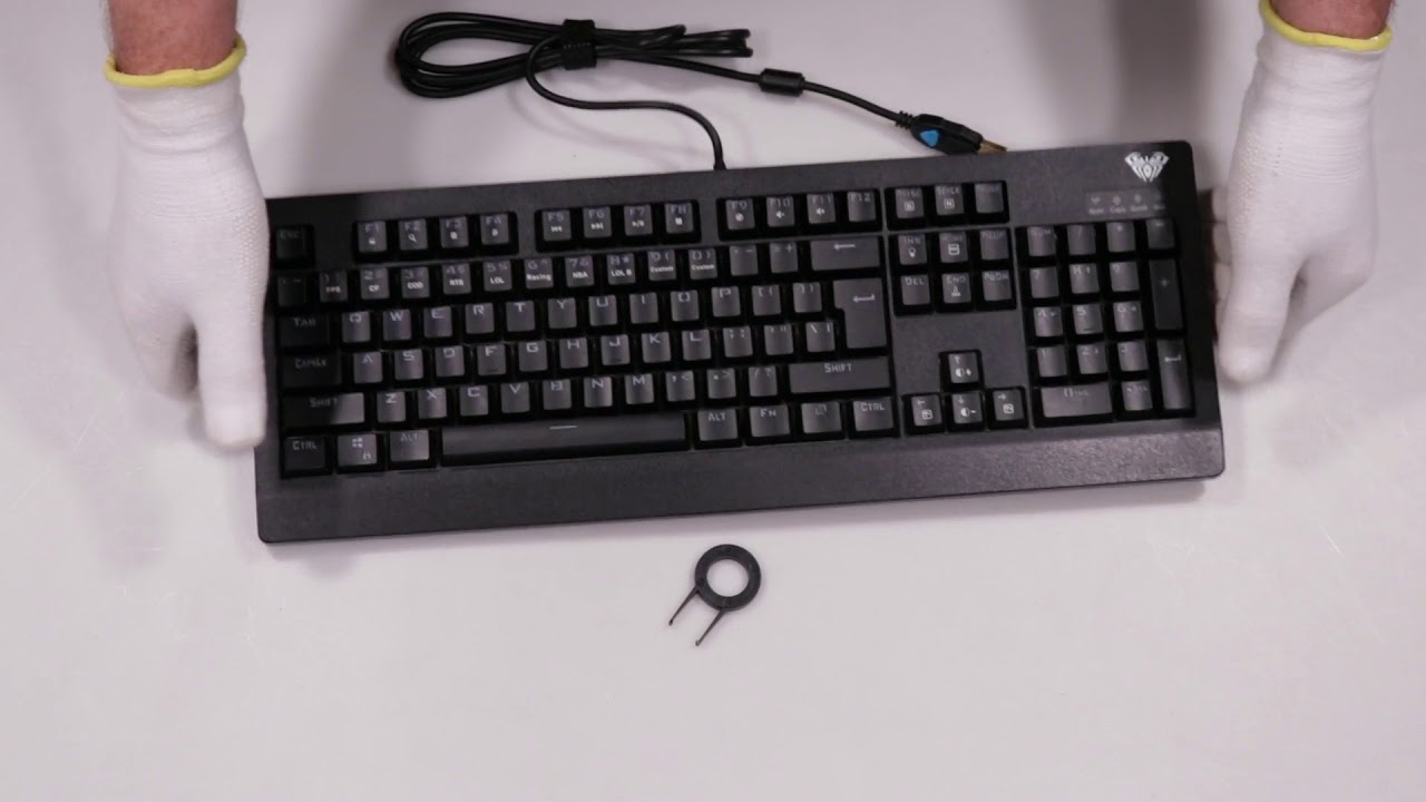 Unboxing undefined Gaming keyboard Mechanical Demon King - YouTube