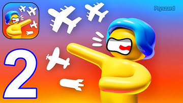 Aircraft Battle - Gameplay Walkthrough Part 2 Stickman War Army Aircraft Commander Naval Defense