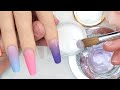 Uñas de colores |Ombre & Flor 3D / OMG colección