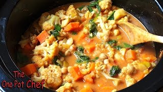 Slow Cooked Vegetable Curry | One Pot Chef