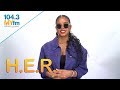 H.E.R. Talks Grammys, Hard Place, New Music, Coachella & More