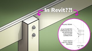 Notched Wood Column in Revit Tutorial (Office Hour Sessions)