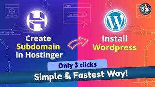 How to Create a Subdomain and Install Wordpress in Hostinger | Add Subdomain in Hostinger.