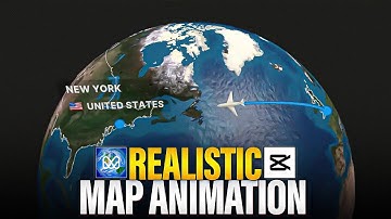 How To Create 3D Travel Map Animation | Realistic 3D Map Animation | Mult.dev And CapCut PC