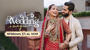 Wedding Magic with the RF 85mm f/1.4 L VCM Lens