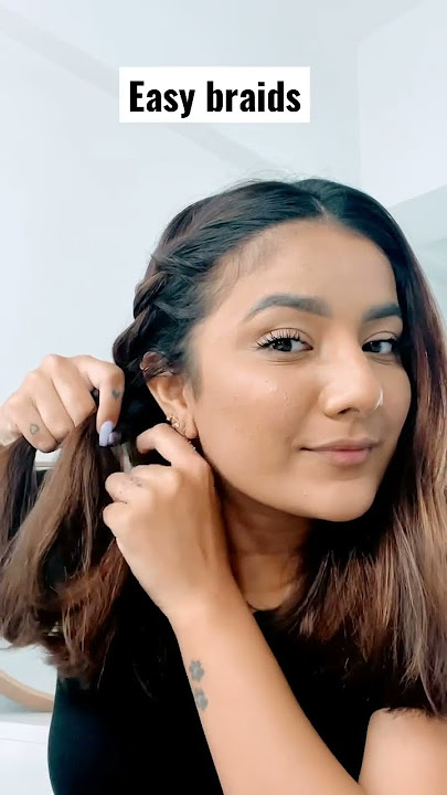 Easy braids tutorial #shorts