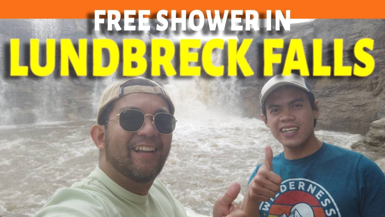 VLOG67 - We took a Bath in Lundbreck Falls , Canada