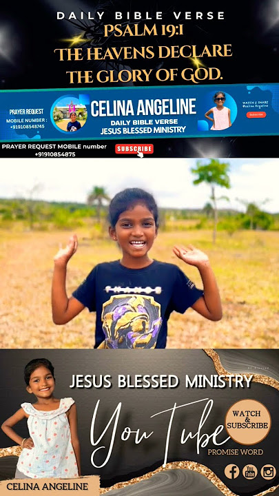 The heavens declare the glory of God. Psalms 19:1 l CELINA ANGELINE l DAILY BIBLE VERSE l 6-8-2025