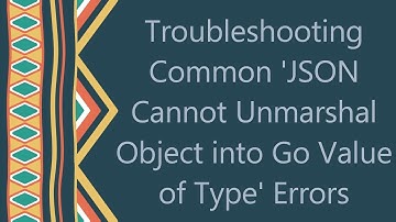 Troubleshooting Common 