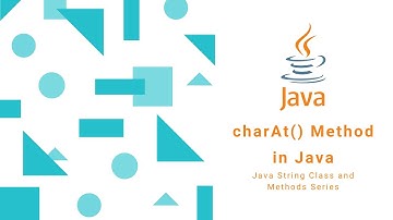 charAt() Method in Java