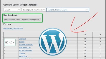 How To Wordpress : Display Soccer Match Details, Fixtures and Results [Plugin Tutorial]