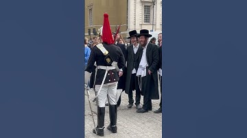Mocking the Kings Guard #london #history #horse #tourist #buckinghampalace #queens #kingsguard