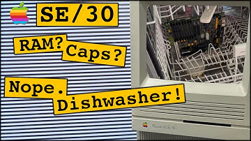 Fixing a Dead "SimasiMac" SE/30 – Caps, Bad RAM, SCSI Faults and a Dishwasher