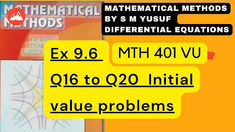 Initial Value Problem linear Differential Equation | Bernoulli initial value problem
