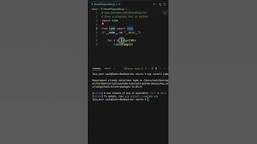 Show Progress Bar In Python #python #code #programming
