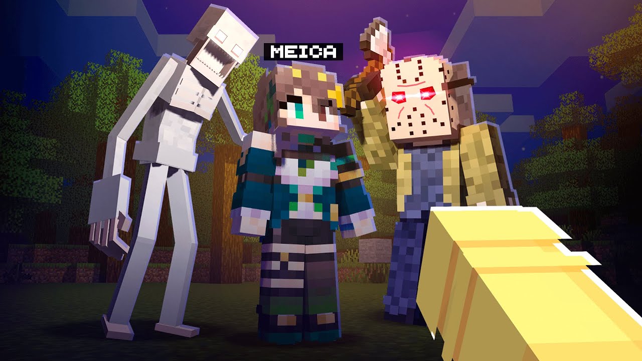 Puse a una VTUBER a JUGAR MODS de TERROR en MINECRAFT