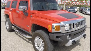 2008 Hummer H3 SUV 4X4|P10291A 08 Hummer H3 Red