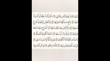 دقيقة للقرآن الكريم من سورة النازعات تلاوة الشيخ سعد الغامدي 3