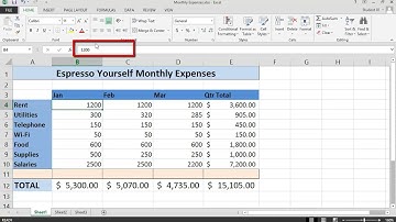 Spot Formulas vs. Constants in Excel 2013 - Worksheet Examination Tutorial