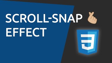 Scroll Snap effect in Plain CSS