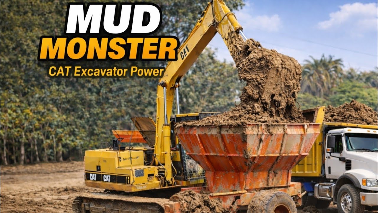 INSANE CAT Excavator Loading Dump Truck for 10 Minutes Straight | CAT New Video 2026 