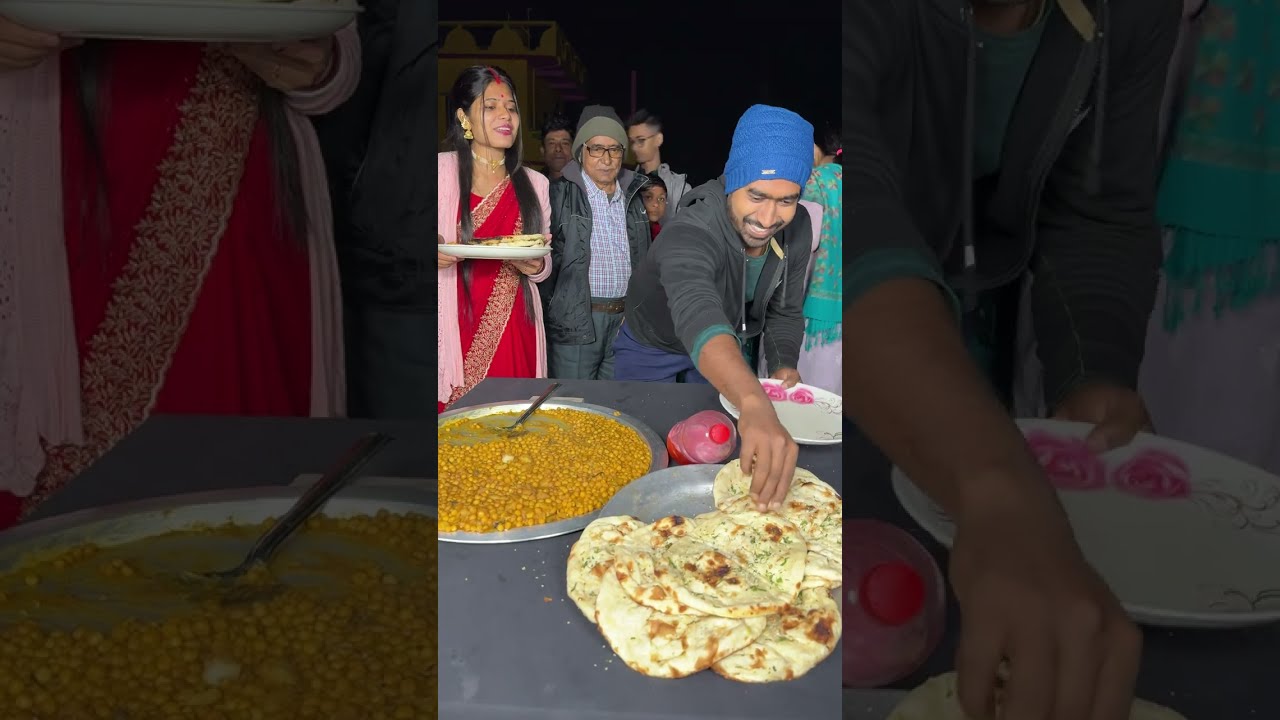 Unlimited Tandoori Roti Ghugni Winter Special Funny Challenge Video