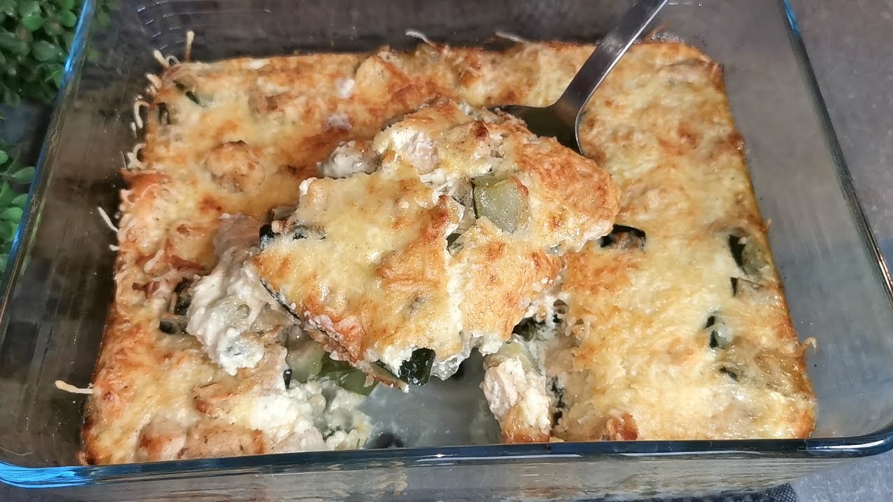 ⁣gratin de courgettes poulet un repas facile rapide économique et délicieux #64