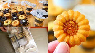 Romias Cookies with a DAISO cookie press ダイソー ベーキングガン (500円) で作る ロミアスクッキー