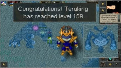 TibiaMe - Hunt manticrabs (Part 1) and LVL UP