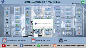 Sistema Contable en Excel "e!CONSIS 3.0" - Grupo Otros / Data - Parte 10