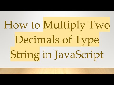 How to Multiply