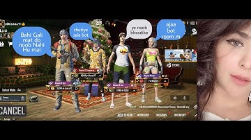 😡Random RICH & PRO girl call me noob..1v1 tdm CHALLENGE , Randoms Call me begger 🤬 , pubg Good news