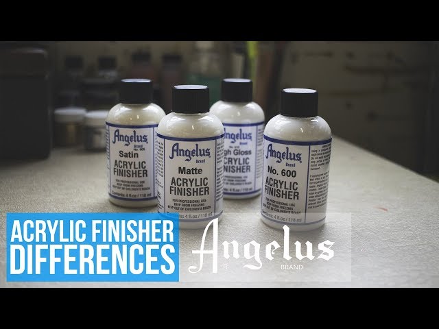 What's the Difference Between Angelus Acrylic Finishers?